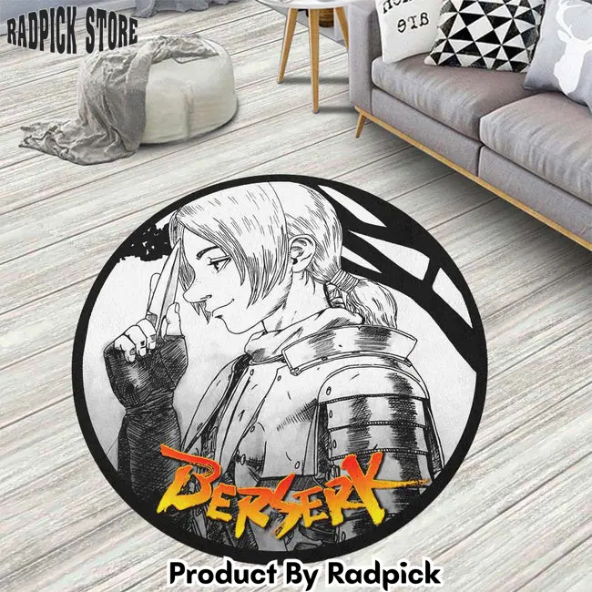 Judeau round rug custom berserk anime circle carpet  rp5955181